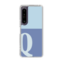 Slim Protection Case［ Original - initial two tone - Q blue ］