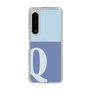Slim Protection Case［ Original - initial two tone - Q blue ］