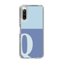 Slim Protection Case［ Original - initial two tone - Q blue ］