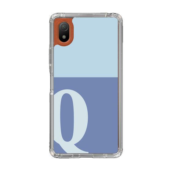 Slim Protection Case［ Original - initial two tone - Q blue ］