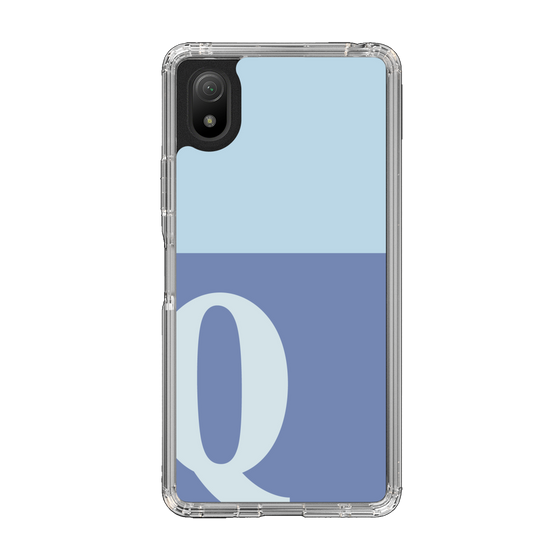 Slim Protection Case［ Original - initial two tone - Q blue ］