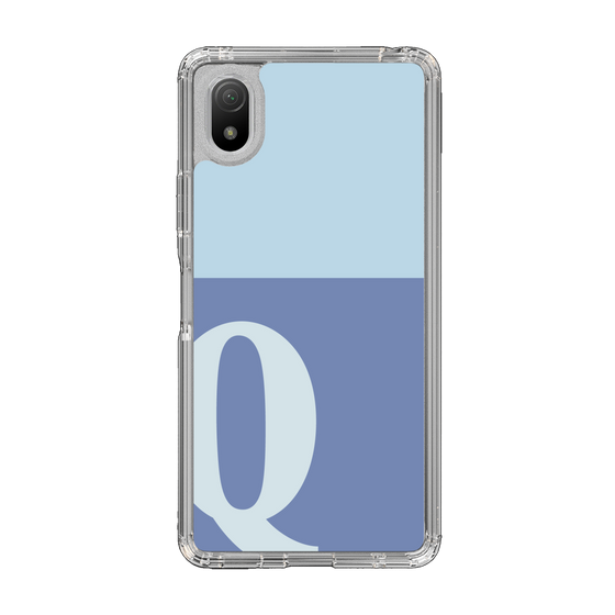 Slim Protection Case［ Original - initial two tone - Q blue ］