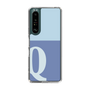 Slim Protection Case［ Original - initial two tone - Q blue ］