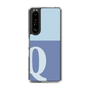 Slim Protection Case［ Original - initial two tone - Q blue ］