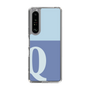 Slim Protection Case［ Original - initial two tone - Q blue ］