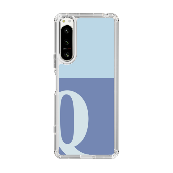 Slim Protection Case［ Original - initial two tone - Q blue ］