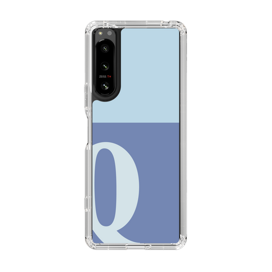 Slim Protection Case［ Original - initial two tone - Q blue ］