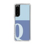 Slim Protection Case［ Original - initial two tone - Q blue ］