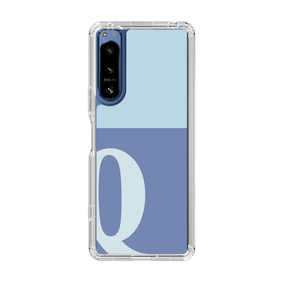 Slim Protection Case［ Original - initial two tone - Q blue ］
