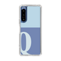 Slim Protection Case［ Original - initial two tone - Q blue ］