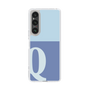 Slim Protection Case［ Original - initial two tone - Q blue ］