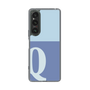 Slim Protection Case［ Original - initial two tone - Q blue ］