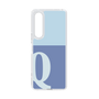 Slim Protection Case［ Original - initial two tone - Q blue ］