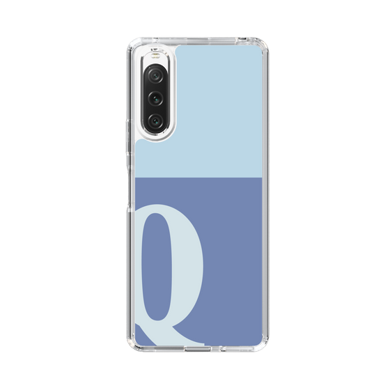 Slim Protection Case［ Original - initial two tone - Q blue ］