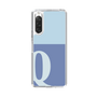 Slim Protection Case［ Original - initial two tone - Q blue ］