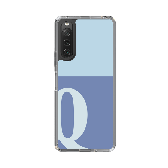Slim Protection Case［ Original - initial two tone - Q blue ］