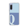 Slim Protection Case［ Original - initial two tone - Q blue ］