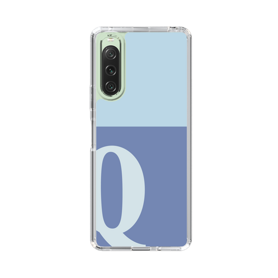 Slim Protection Case［ Original - initial two tone - Q blue ］