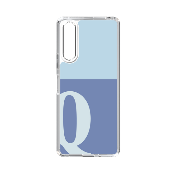 Slim Protection Case［ Original - initial two tone - Q blue ］