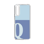 Slim Protection Case［ Original - initial two tone - Q blue ］