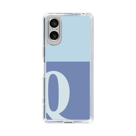 Slim Protection Case［ Original - initial two tone - Q blue ］