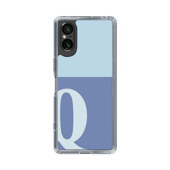 Slim Protection Case［ Original - initial two tone - Q blue ］