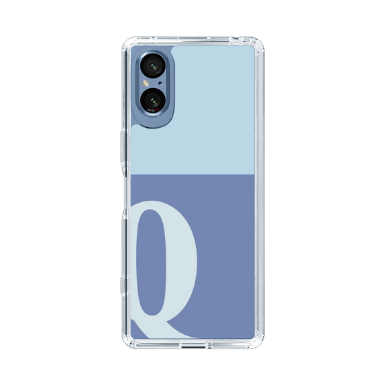 Slim Protection Case［ Original - initial two tone - Q blue ］