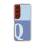 Slim Protection Case［ Original - initial two tone - Q blue ］