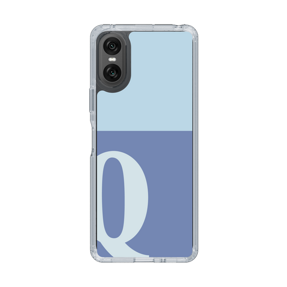 Slim Protection Case［ Original - initial two tone - Q blue ］