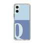 Slim Protection Case［ Original - initial two tone - Q blue ］