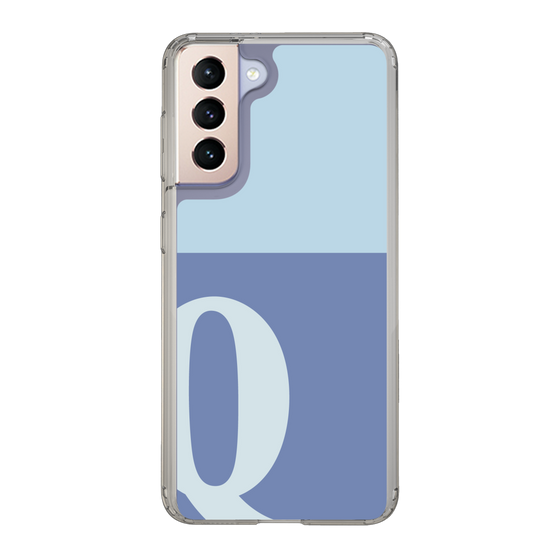 Slim Protection Case［ Original - initial two tone - Q blue ］