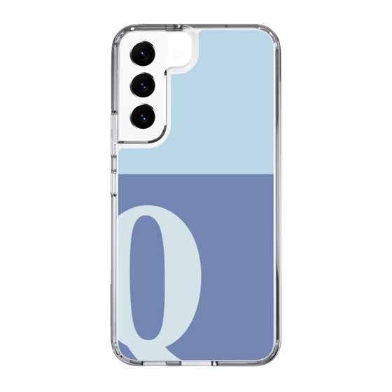 Slim Protection Case［ Original - initial two tone - Q blue ］