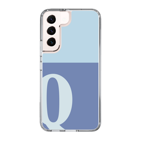 Slim Protection Case［ Original - initial two tone - Q blue ］