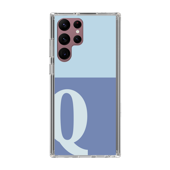 Slim Protection Case［ Original - initial two tone - Q blue ］