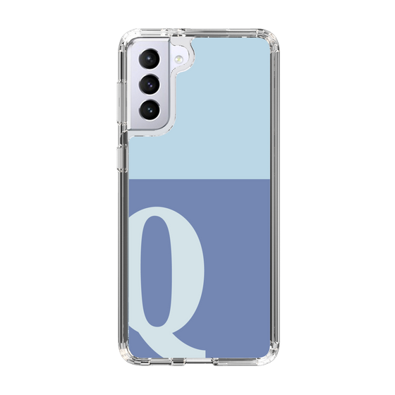 Slim Protection Case［ Original - initial two tone - Q blue ］