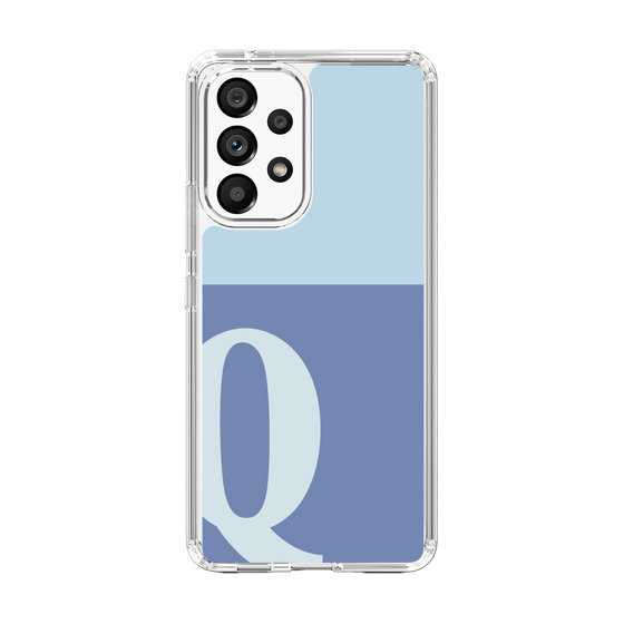 Slim Protection Case［ Original - initial two tone - Q blue ］