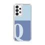 Slim Protection Case［ Original - initial two tone - Q blue ］