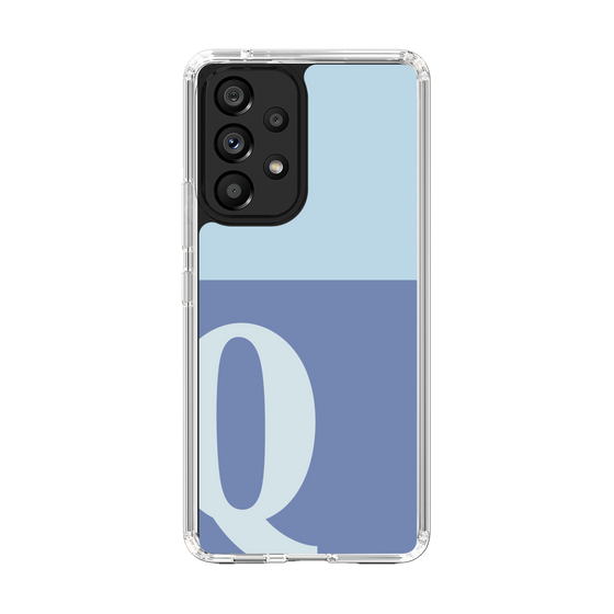 Slim Protection Case［ Original - initial two tone - Q blue ］