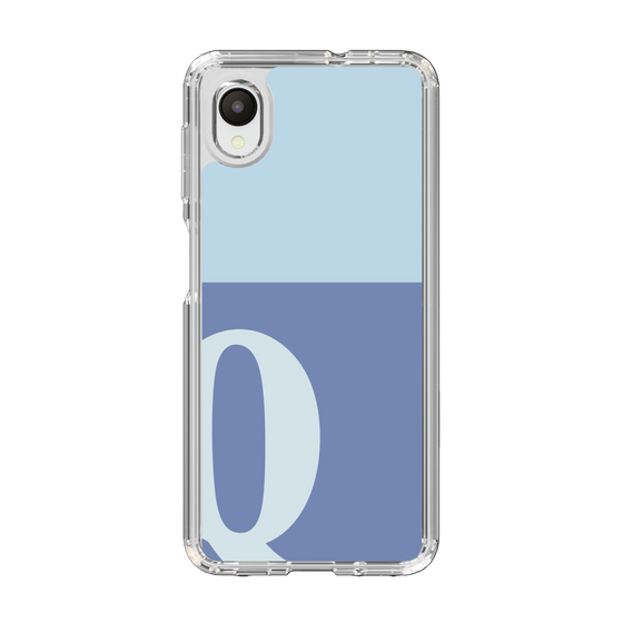 Slim Protection Case［ Original - initial two tone - Q blue ］