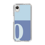 Slim Protection Case［ Original - initial two tone - Q blue ］