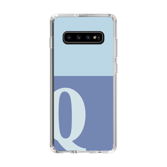 Slim Protection Case［ Original - initial two tone - Q blue ］
