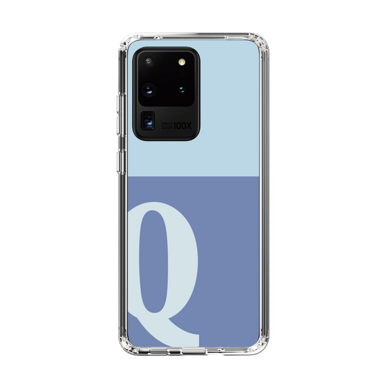 Slim Protection Case［ Original - initial two tone - Q blue ］