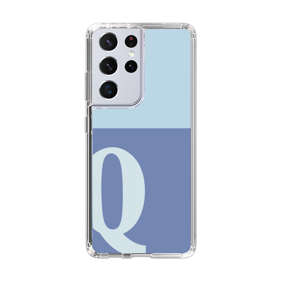 Slim Protection Case［ Original - initial two tone - Q blue ］
