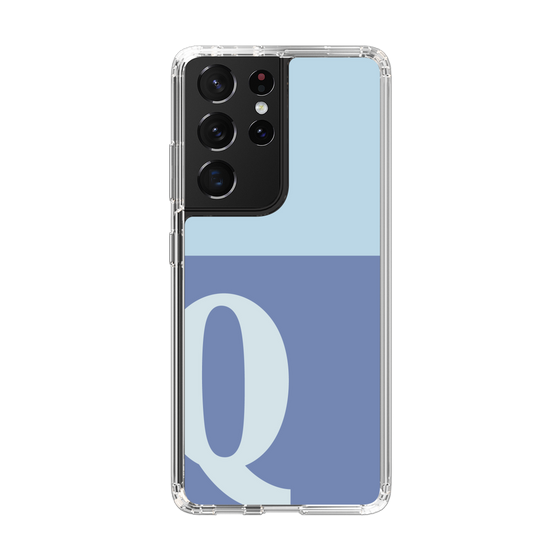 Slim Protection Case［ Original - initial two tone - Q blue ］