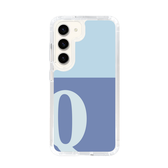 Slim Protection Case［ Original - initial two tone - Q blue ］