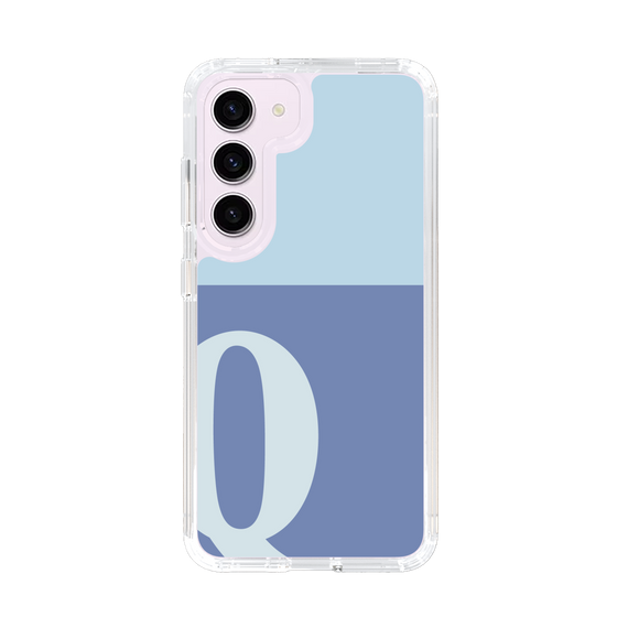 Slim Protection Case［ Original - initial two tone - Q blue ］