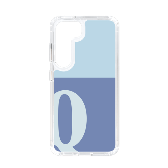 Slim Protection Case［ Original - initial two tone - Q blue ］