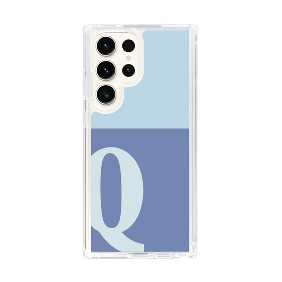 Slim Protection Case［ Original - initial two tone - Q blue ］
