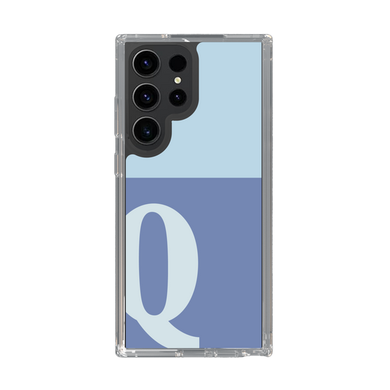 Slim Protection Case［ Original - initial two tone - Q blue ］