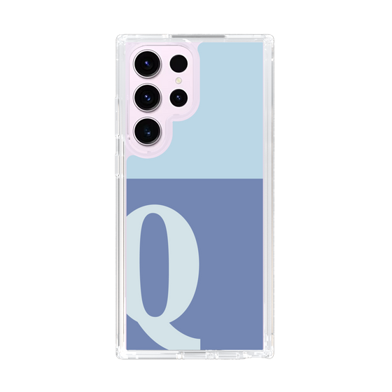 Slim Protection Case［ Original - initial two tone - Q blue ］